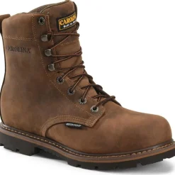 Carolina Men's Installer 8" Steel Toe WP Slip Resisting Work Boot -Brown- CA3557