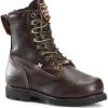 Carolina Men's INT 2.0 8" ST Internal Metguard Work Boot -Brown- CA518