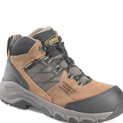 Carolina Men's Ironhide Mid Cut Soft Toe WP Work Boot -Brown- CA5053