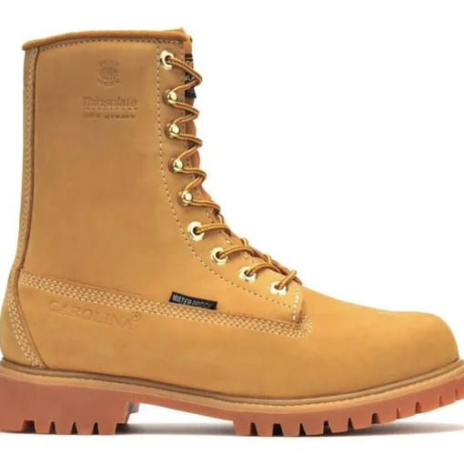 Carolina Men's Journeyman 8" Steel Toe WP Insulated Work Boot -Yellow- CA7545