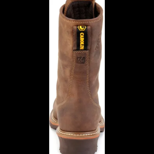 Carolina Men's Linesman 10" Comp Toe WP Work Boot - Brown - CA1904