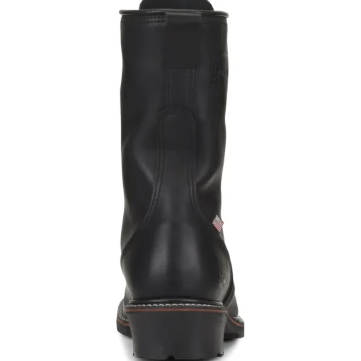Carolina Men's Linesman 10" Steel Safety Toe USA Made Work Boot - Black - 1905
