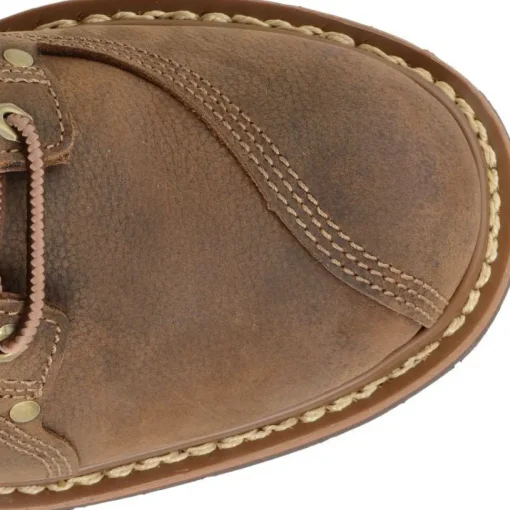 Carolina Men's Linesman 10" Soft Toe WP Slip Resist Work Boot -Brown- CA904