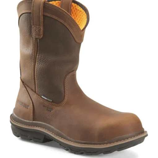 Carolina Men's Mandrel 10" Comp Toe WP Wellington Work Boot- Brown - CA6558