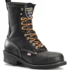Carolina Men's Maple 9" USA Made Work Boot - Black - 922