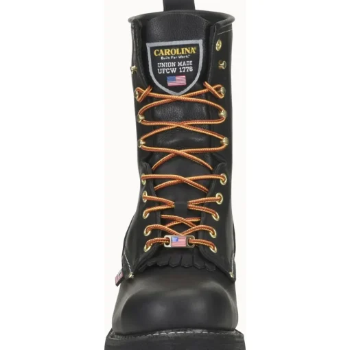 Carolina Men's Maple 9" USA Made Work Boot - Black - 922