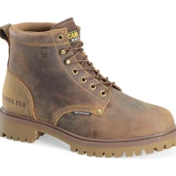 Carolina Men's Marlboro Lo 6" Steel Toe WP Work Boot - Brown - CA7558