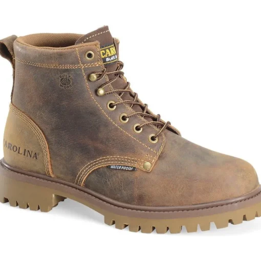 Carolina Men's Marlboro Lo 6" Steel Toe WP Work Boot - Brown - CA7558