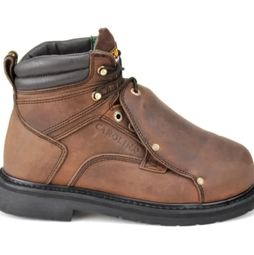 Carolina Men's Metpro Lo 6" Steel Toe Metguard Work Boot -Brown- 599