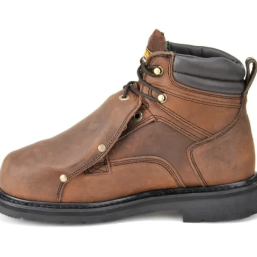 Carolina Men's Metpro Lo 6" Steel Toe Metguard Work Boot -Brown- 599