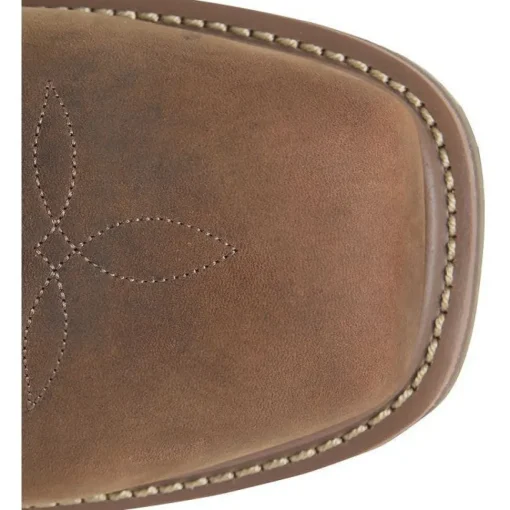 Carolina Men's Pipeline 10" Comp Toe WP Roper Work Boot -Brown- CA8541