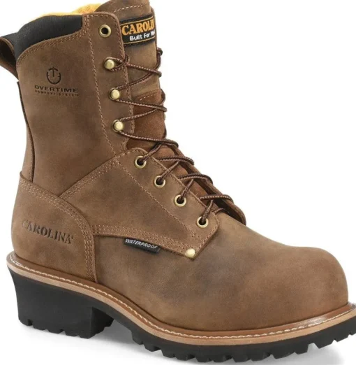 Carolina Men's Poplar 8" Soft Toe Waterproof Work Boot - Brown - CA9052