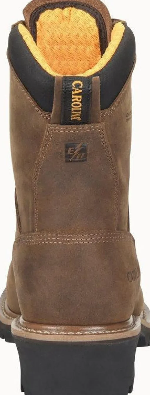 Carolina Men's Poplar 8" Soft Toe Waterproof Work Boot - Brown - CA9052