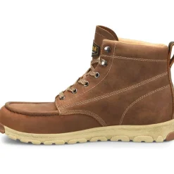 Carolina Men's S-117 Alum Toe Moc Toe WP LW Work Boot - Brown - CA5575