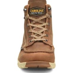 Carolina Men's S-117 Alum Toe Moc Toe WP LW Work Boot - Brown - CA5575