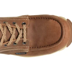 Carolina Men's S-117 Alum Toe Moc Toe WP LW Work Boot - Brown - CA5575