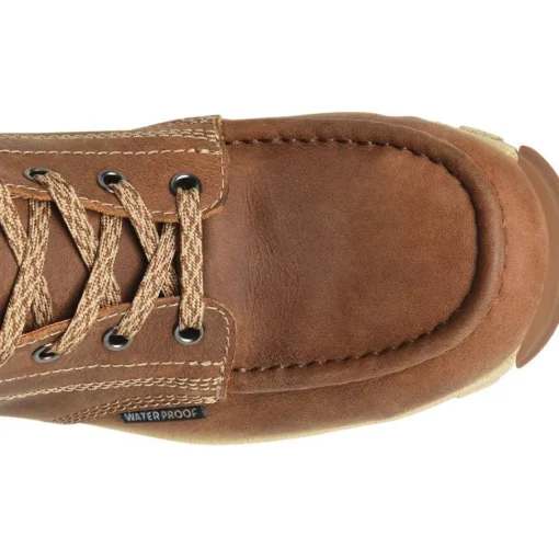 Carolina Men's S-117 Alum Toe Moc Toe WP LW Work Boot - Brown - CA5575