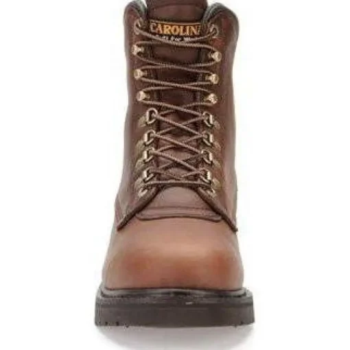 Carolina Men's Sarge Hi USA Made 8" Stl Toe Work Boot Amber Gold -1809