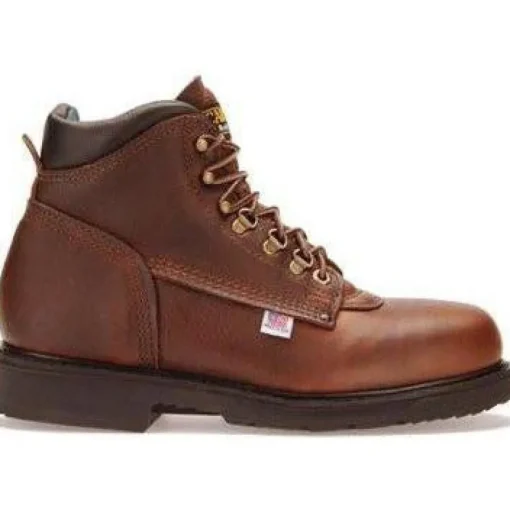 Carolina Men's Sarge Lo USA Made 6" Steel Toe Work Boot - Amber - 1309