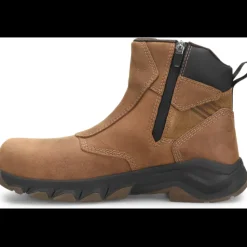 Carolina Men's Subframe 6" WP Side Zip Comp Toe Work Boot -Brown- CA5550