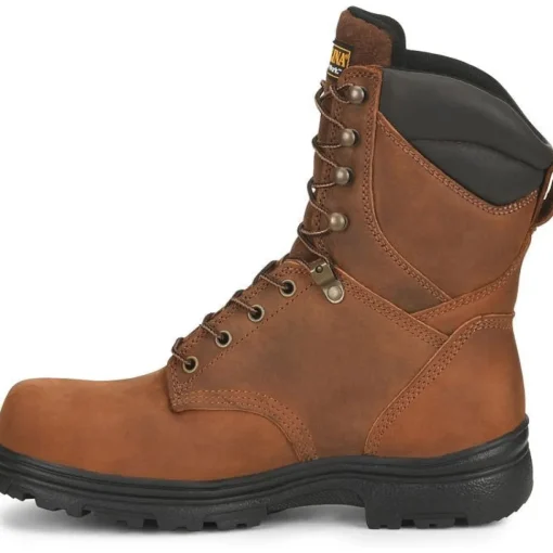 Carolina Men's Surveyor 8" Steel Toe WP Slip Resist Work Boot -Brown- CA3524
