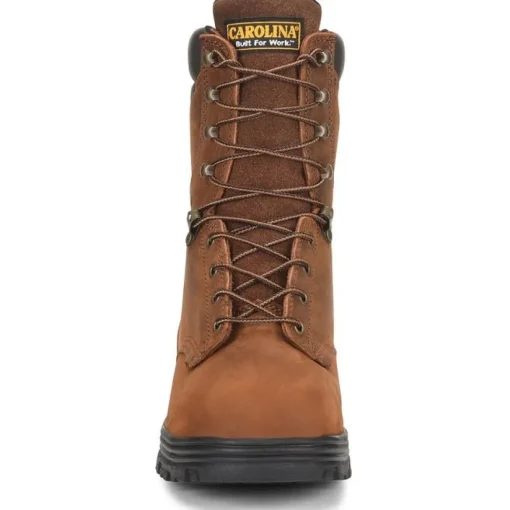 Carolina Men's Surveyor 8" Steel Toe WP Slip Resist Work Boot -Brown- CA3524