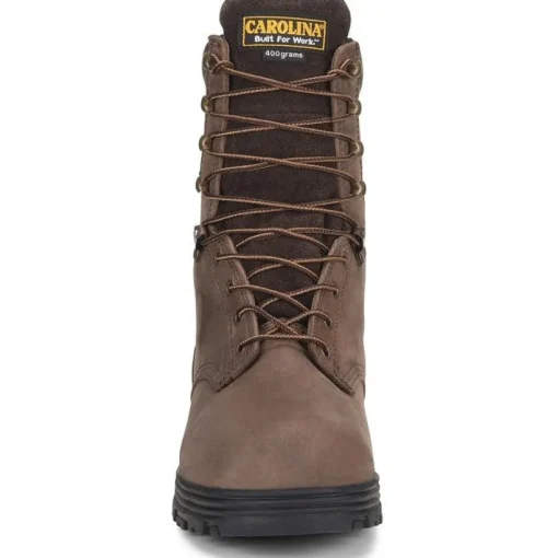 Carolina Men's Surveyor 8" Steel Toe WP Slip Resist Work Boot -Brown- CA3534