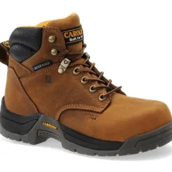 Carolina Women's Raleigh 6" Comp Toe WP Slip Resist Work Boot -Brown- CA1620