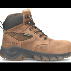 Carolina Women's Sage 6" Comp Toe WP Slip Resist Work Boot -Brown- CA5679