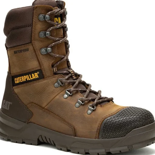 Cat Men's Accomplice X 8" Steel Toe WP Work Boot - Brown - P91642