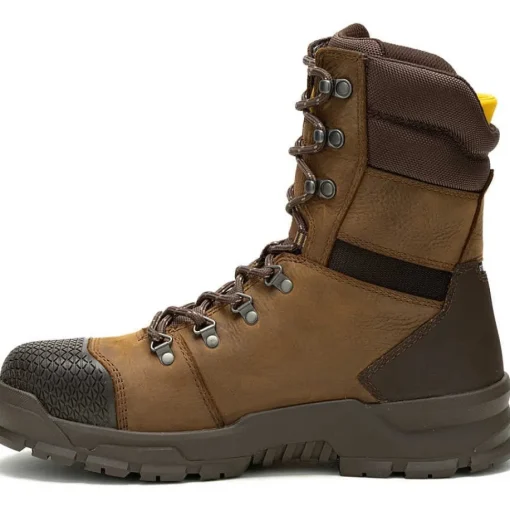 Cat Men's Accomplice X 8" Steel Toe WP Work Boot - Brown - P91642