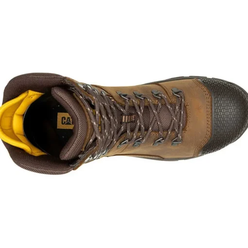 Cat Men's Accomplice X 8" Steel Toe WP Work Boot - Brown - P91642