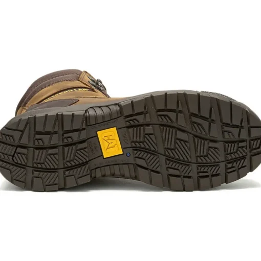 Cat Men's Accomplice X 8" Steel Toe WP Work Boot - Brown - P91642