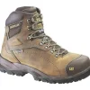CAT Men's Diagnostic Hi WP Insulated Stl Toe Work Boot - Brown- P89940