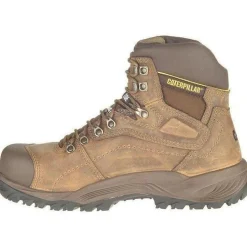 CAT Men's Diagnostic Hi WP Insulated Stl Toe Work Boot - Brown- P89940