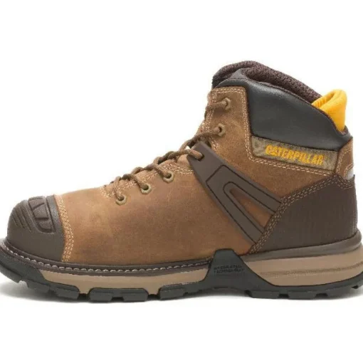 CAT Men's Excavator Superlite WP Soft Toe Work Boot - Beige - P51052