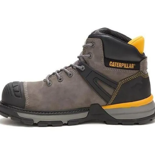 CAT Men's Excavator Superlite Nano Toe WP Work Boot - Pewter - P91197