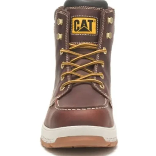 Cat Men's Impact Waterproof Carbon Comp Toe Work Boot - Brown - P91402
