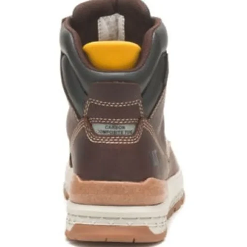 Cat Men's Impact Waterproof Carbon Comp Toe Work Boot - Brown - P91402