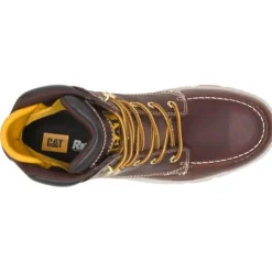 Cat Men's Impact Waterproof Carbon Comp Toe Work Boot - Brown - P91402