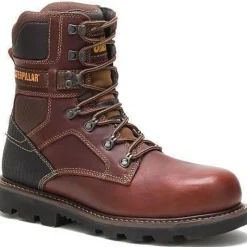 CAT Men's Indiana 2.0 8" Stl Toe WP Imported Work Boot - Brown - P90870