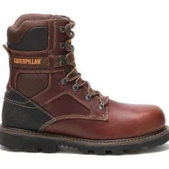 CAT Men's Indiana 2.0 8" Stl Toe WP Imported Work Boot - Brown - P90870