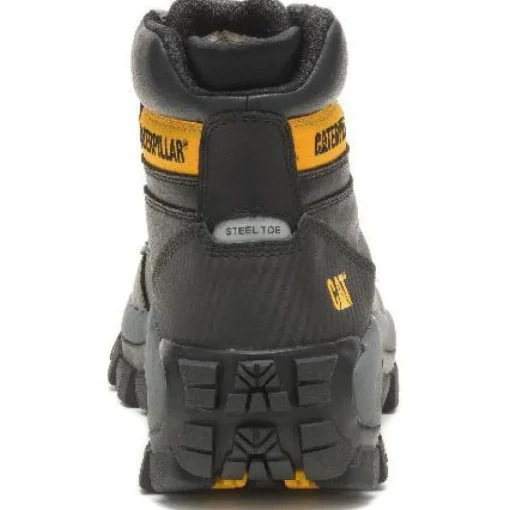 CAT Men's Invader Hi Steel Toe Work Boot - Black - P91287