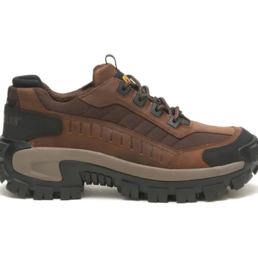 CAT Men's Invader Steel Toe Work Shoe - Dark Brown - P91338