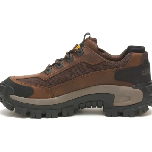 CAT Men's Invader Steel Toe Work Shoe - Dark Brown - P91338