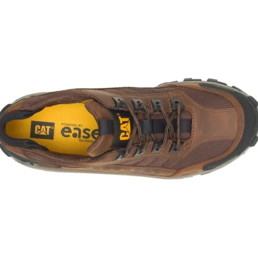CAT Men's Invader Steel Toe Work Shoe - Dark Brown - P91338
