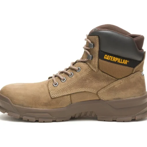 CAT Men's Mobilize Alloy Toe Work Boot - Fossil - P91268