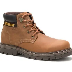 CAT Men's Outbase Soft Toe Waterproof Work Boot - Brown - P51032