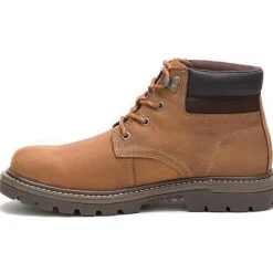 CAT Men's Outbase Soft Toe Waterproof Work Boot - Brown - P51032
