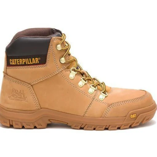 CAT Men's Outline 6" Work Boot - Wheat - P74086
